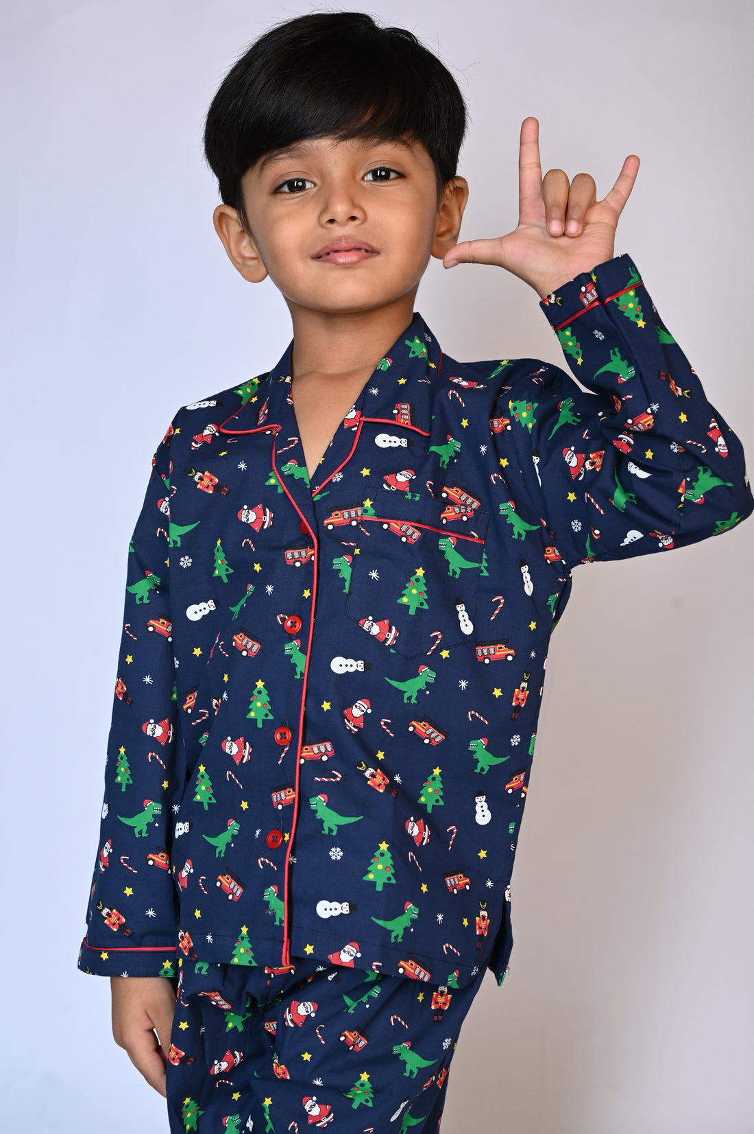 Blue Christmas Kids Nightwear