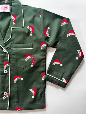 Green Christmas Kids Nightsuit